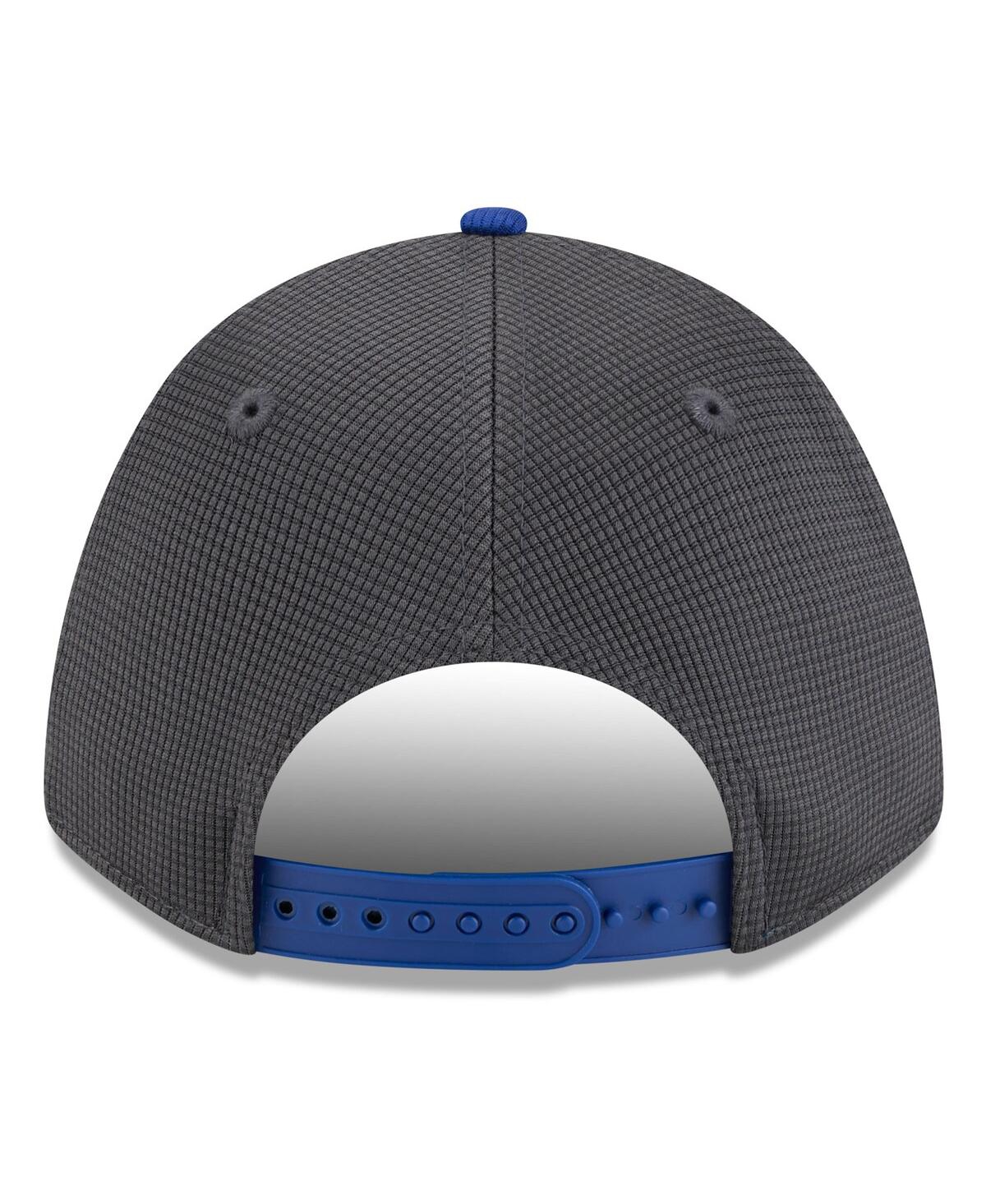 New Era Men's Gray/royal New York Mets 2025 Batting Practice 9forty M-crown Adjustable Hat In Gray,royal