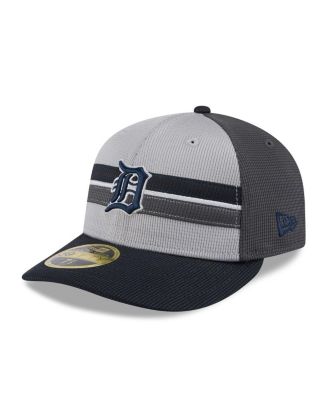 New Era - Men's Gray/Navy Detroit Tigers 2025 Batting Practice Low 59FIFTY Fitted Hat