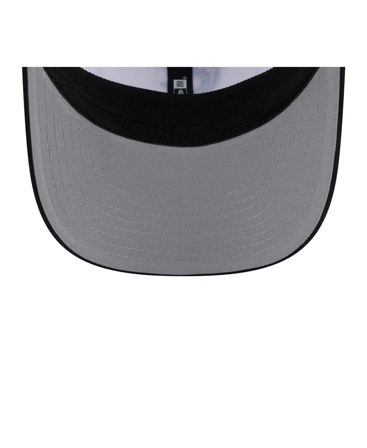 NEW ERA MEN'S WHITE/BLACK MIAMI MARLINS 2025 BATTING PRACTICE 9SEVENTY STRETCH-SNAP TRUCKER HAT 