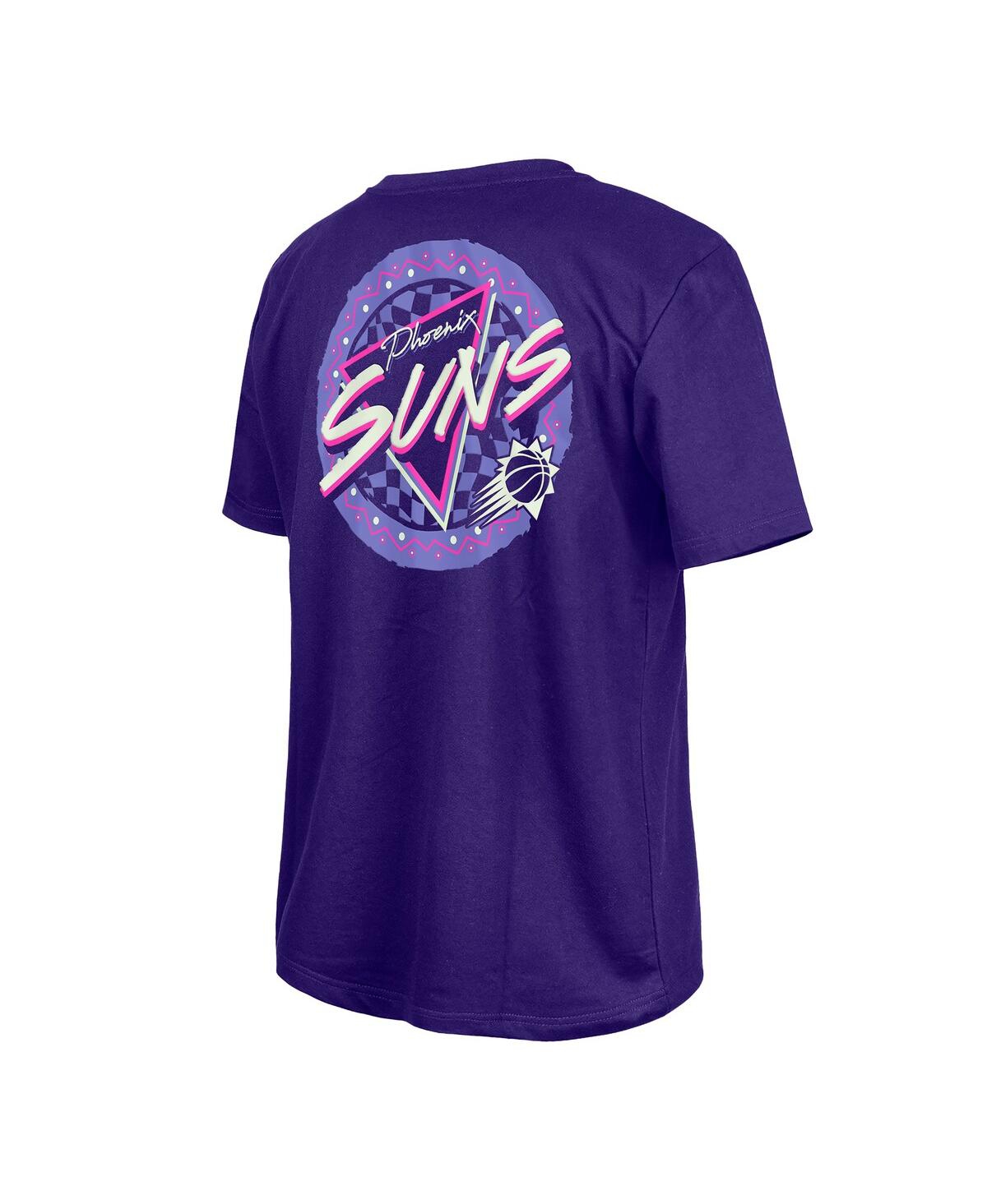 NEW ERA PURPLE PHOENIX SUNS GLOW-IN-THE-DARK T-SHIRT 