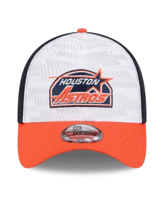 Men's Navy/Orange Houston Astros 2025 MLB Clubhouse 39THIRTY Flex Hat