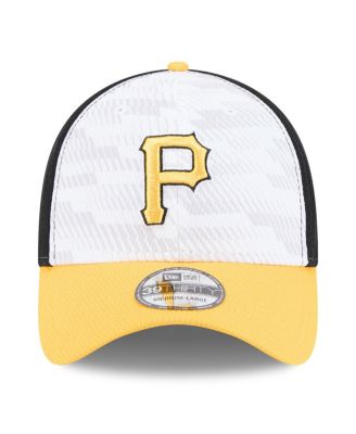 Men's Black/Gold Pittsburgh Pirates 2025 MLB Clubhouse 39THIRTY Flex Hat
