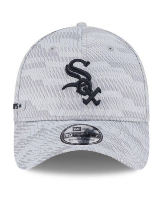 Men's Gray Chicago White Sox 2025 MLB Clubhouse 39THIRTY Flex Hat