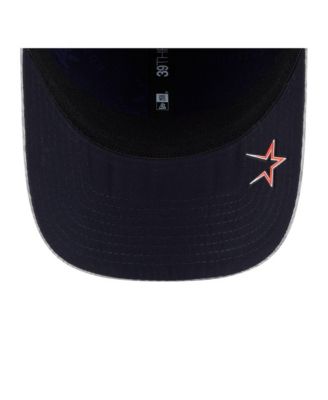 Men's Gray Houston Astros 2025 MLB Clubhouse 39THIRTY Flex Hat
