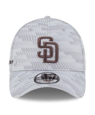 Men's Gray San Diego Padres 2025 MLB Clubhouse 39THIRTY Flex Hat