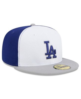 Men's Royal/Gray Los Angeles Dodgers 2025 MLB Clubhouse 59FIFTY Fitted Hat