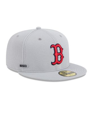 Men's Gray Boston Red Sox 2025 MLB Clubhouse 59FIFTY Fitted Hat