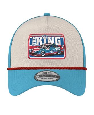 Men's Stone/Blue Richard Petty 9FORTY Rope Adjustable Hat