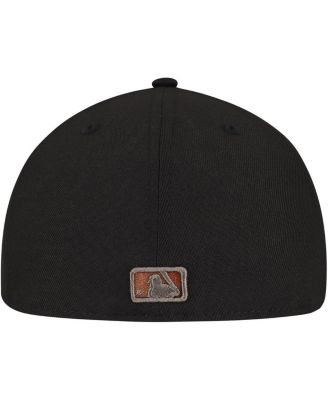 Men's Black Pittsburgh Pirates Dune Gradient Side Patch 59FIFTY Fitted Hat