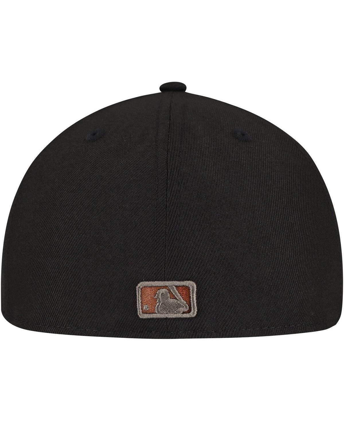 NEW ERA MEN'S BLACK PITTSBURGH PIRATES DUNE GRADIENT SIDE PATCH 59FIFTY FITTED HAT 