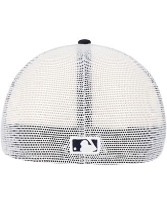 Men's Navy Detroit Tigers Team Color 59FIFTY Trucker Fitted Hat