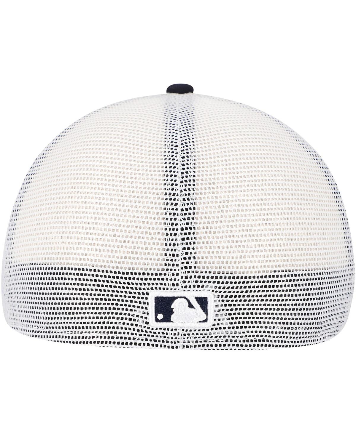 Shop New Era Men's Navy Detroit Tigers Team Color 59fifty Trucker Fitted Hat