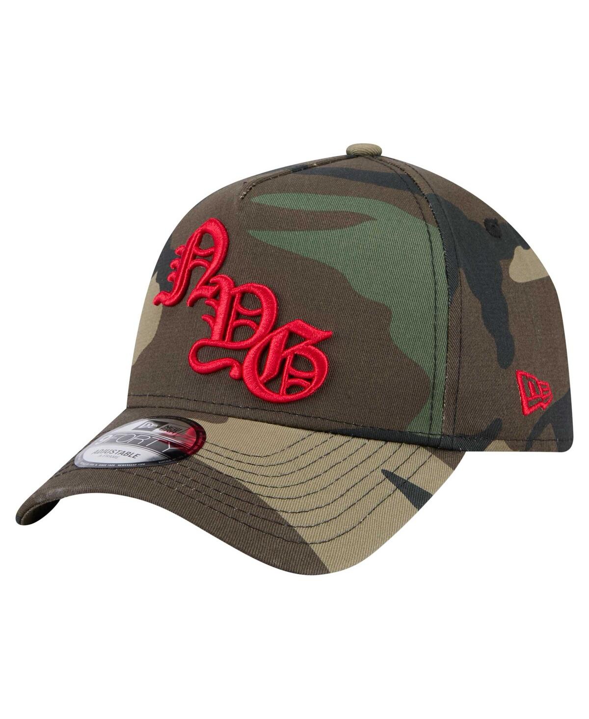 New Era Men's Camo New York Giants Mystic Camo A-frame 9forty Adjustable Hat In Camo