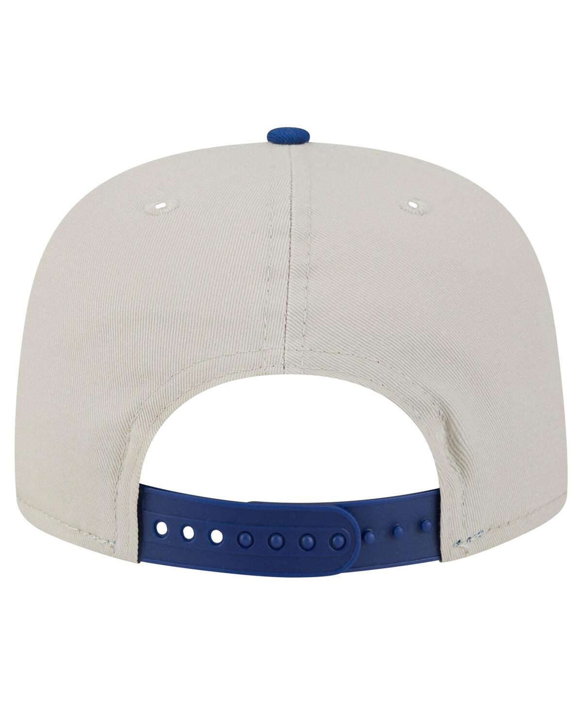 NEW ERA MEN'S STONE/ROYAL INDIANAPOLIS COLTS ATHLETIC GOLFER SNAPBACK HAT 
