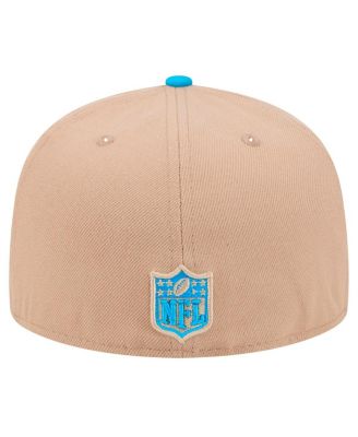 Men's Tan Carolina Panthers Logo Main 59FIFTY Fitted Hat