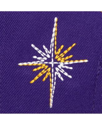 Men's Purple Los Angeles Lakers Starlight Snapback Hat