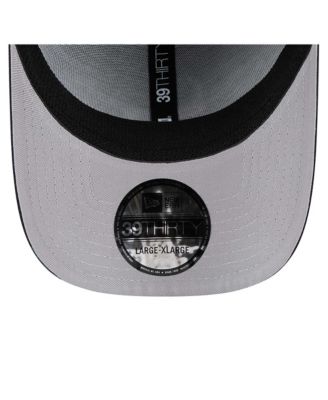 Men's Royal/Black Philadelphia 76ers Sport Night Visor Hit 39THIRTY Flex Hat