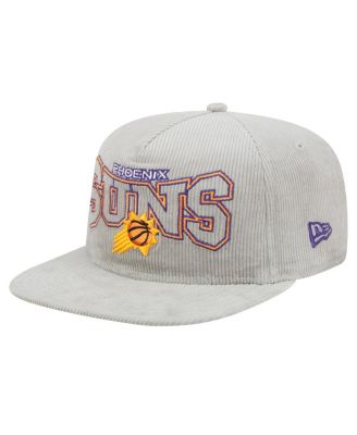 New Era - Men's Gray Phoenix Suns Throwback Corduroy Golfer Snapback Hat