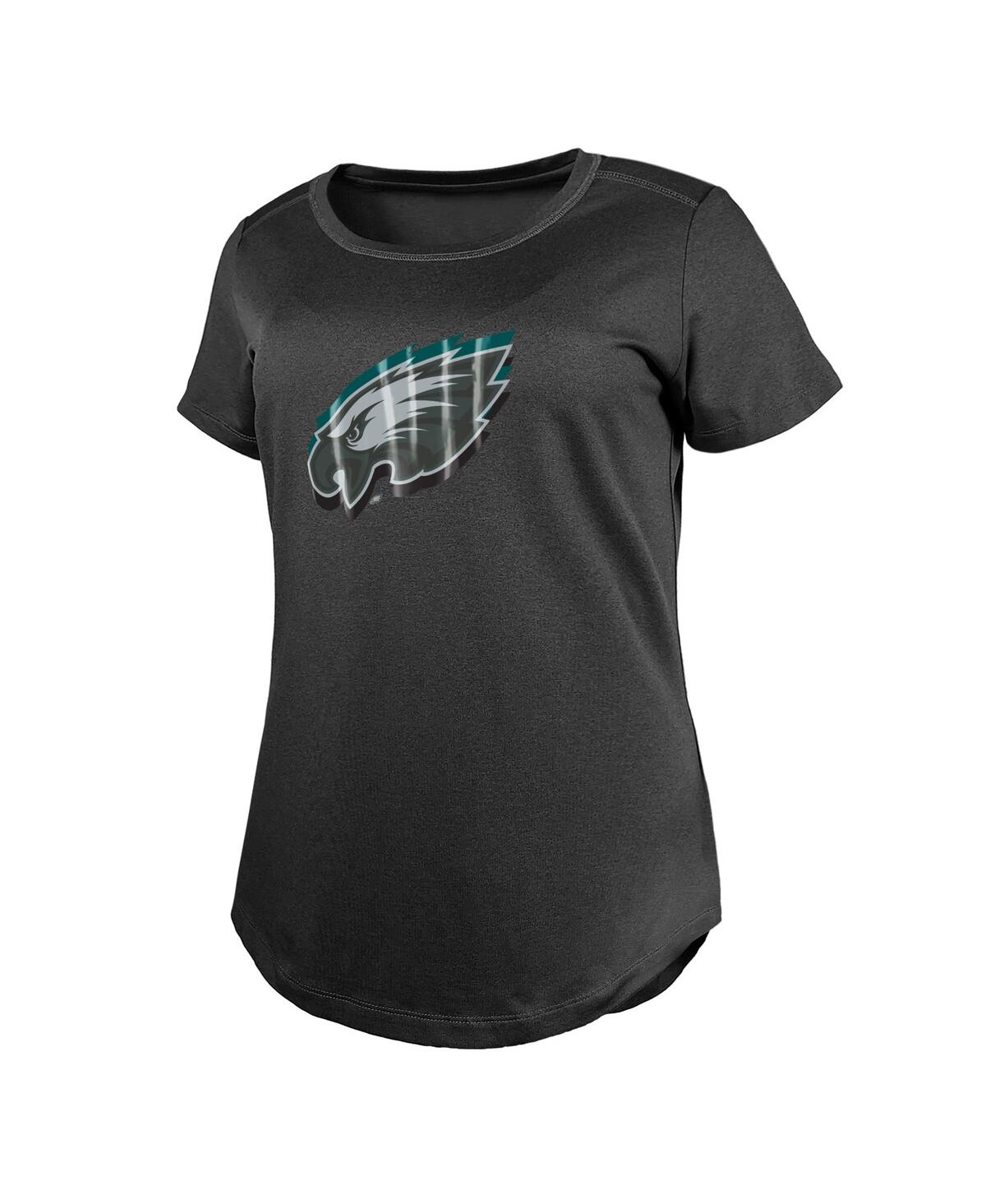 NEW ERA WOMEN'S CHARCOAL PHILADELPHIA EAGLES 2024 NFL DRAFT T-SHIRT 