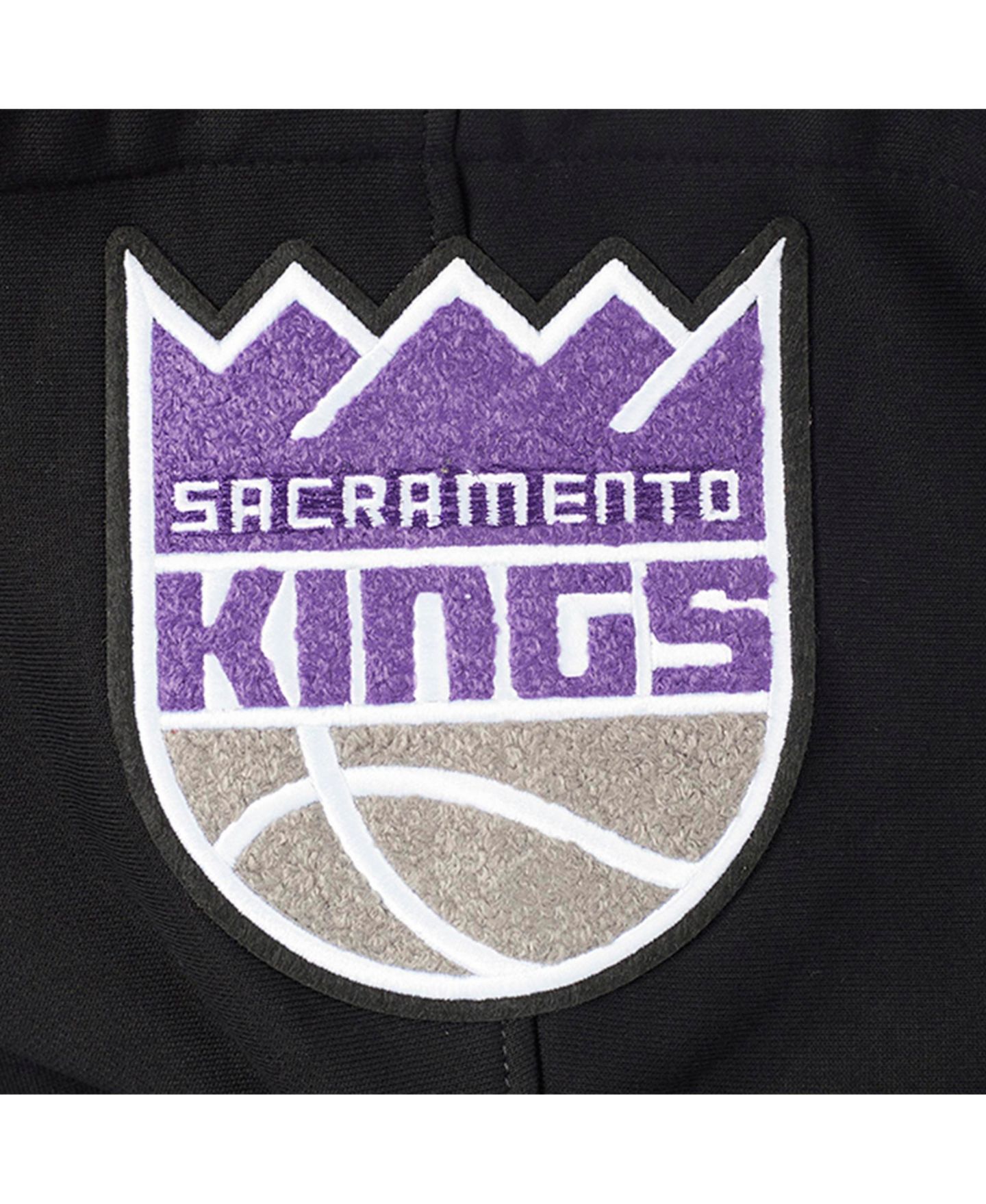 Мужское худи Pro Standard Black Sacramento Kings Area Code Pullover — фото 5