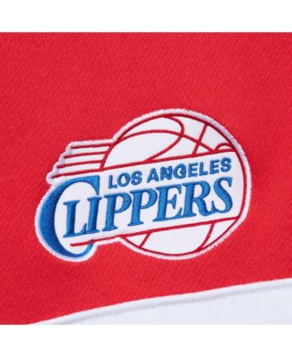 Men's Royal/Red LA Clippers Head Coach Pullover Hoodie