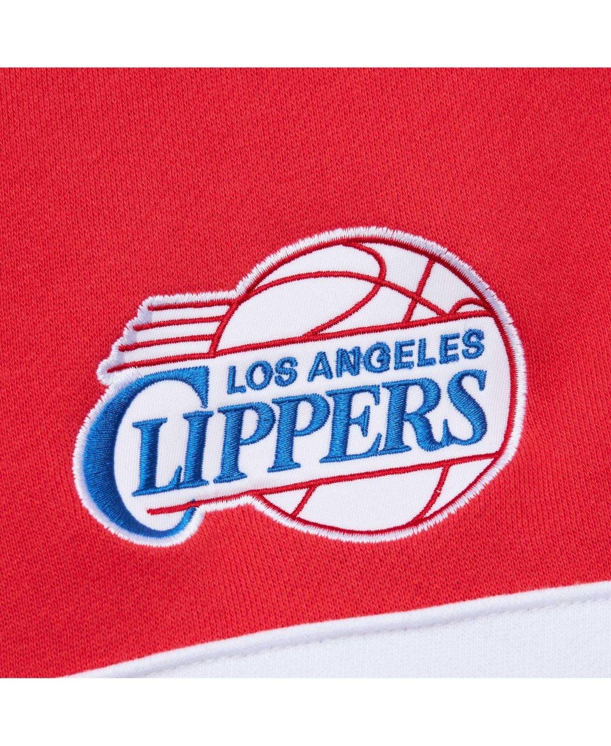 Mitchell & Ness Men's Royal/red La Clippers Head Coach Pullover Hoodie In Royal,red