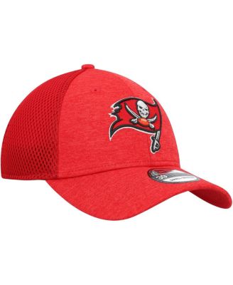 Men's Red Tampa Bay Buccaneers Stripe 39THIRTY Flex Hat
