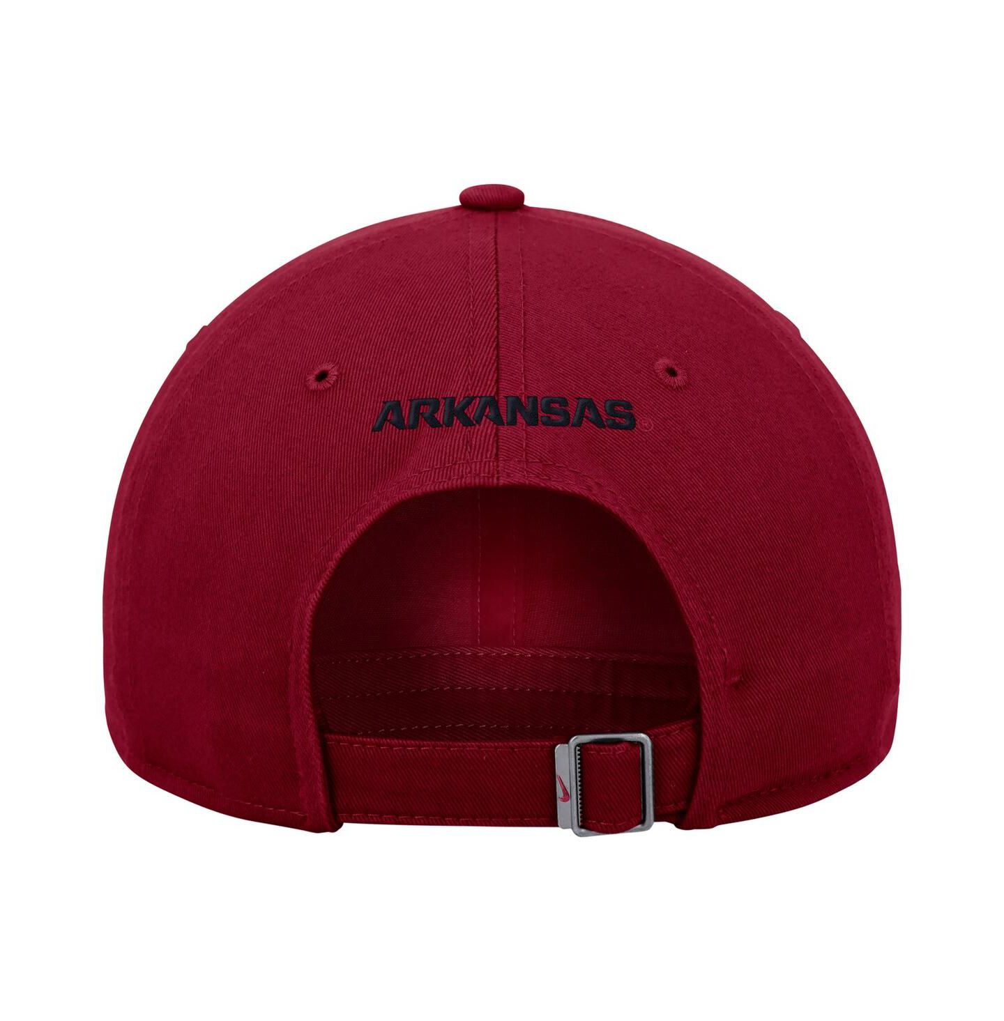 Мужская кепка Nike Cardinal Arkansas Razorbacks Club Adjustable Hat — фото 2