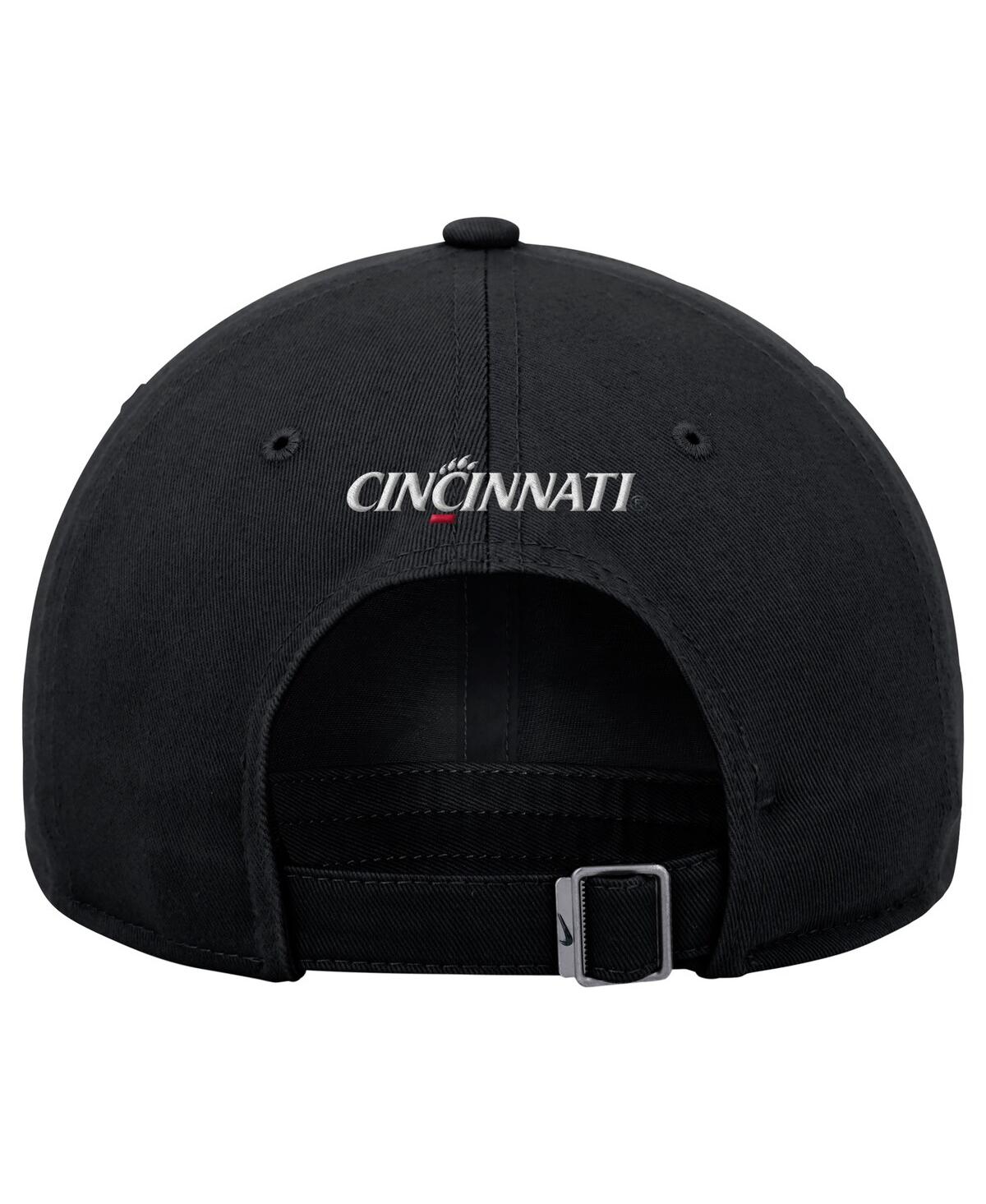 Nike Men's Black Cincinnati Bearcats Club Adjustable Hat In Black