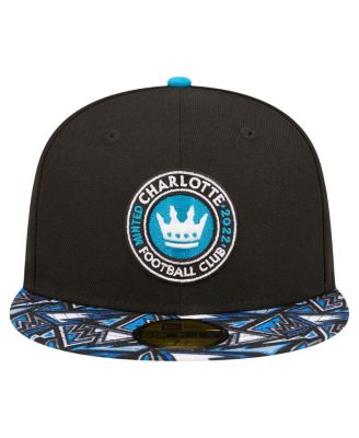 Men's Black Charlotte FC Element Tech Pack 59FIFTY Fitted Hat