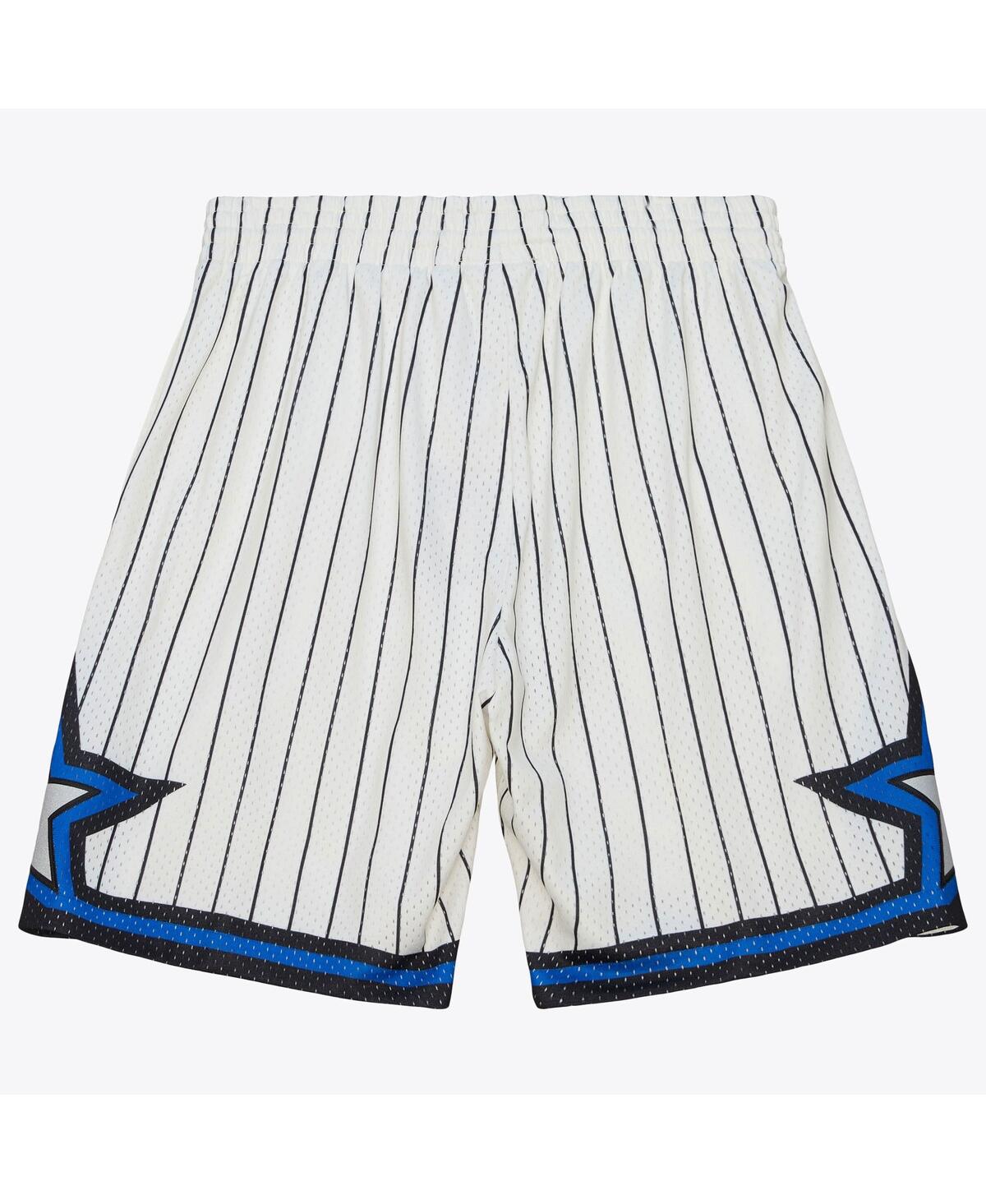 Mitchell & Ness Men's Cream Orlando Magic 1993/94 Hardwood Classics Team Color Swingman Shorts In Cream