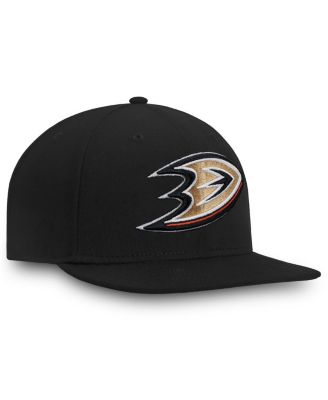 Men's Black Anaheim Ducks Core Fitted Hat