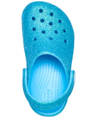 Toddler Girls Classic Glitter Clogs from Finish Line