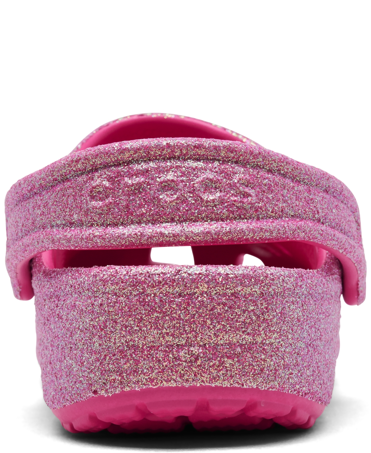 Crocs Little Girls Classic Glitter Clogs From Finish Line