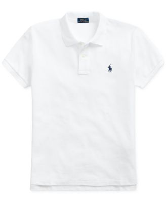売れ筋商品|||ラルフローレン カットソー トップス レディース Women's Classic-Fit Mesh Polo Shirt Carmel Pink Polo Ralph Lauren Women's Classic Fit Mesh Polo Shirt