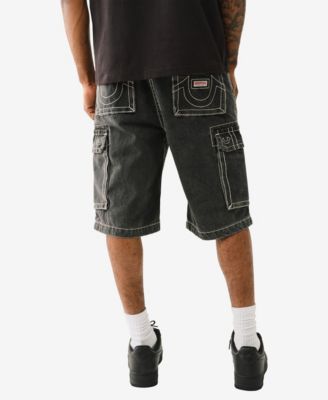 【TRUE RELIGION】★デニム★ VINNY BIG T DENIM CARGO SHORT True Religion Men's Big T Vinny Cargo Denim Shorts - Macy's