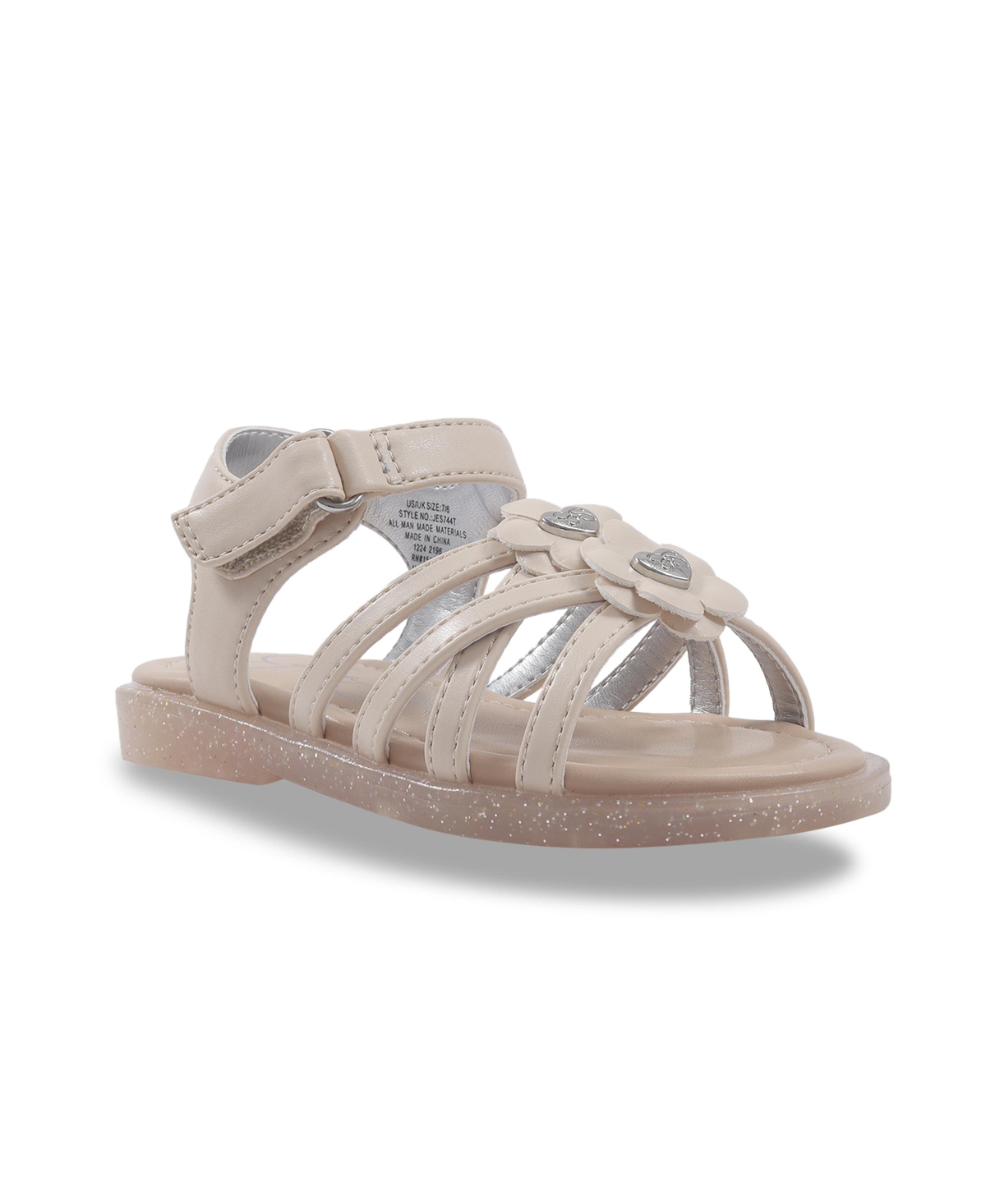 JESSICA SIMPSON LITTLE AND BIG GIRLS GEORGIE ALESSA ALMOND-TOE SANDAL 