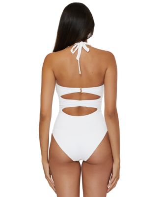 Women's Buckle-Up Convertible One-Piece Swimsuit
