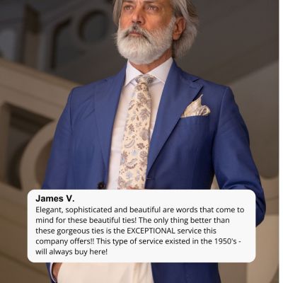 Men's Medici - Printed Silk Tie for Men