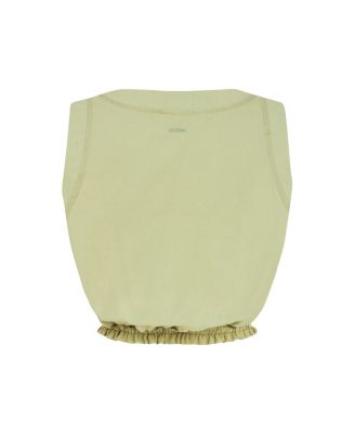 Women's Crop Top with Printed Detail