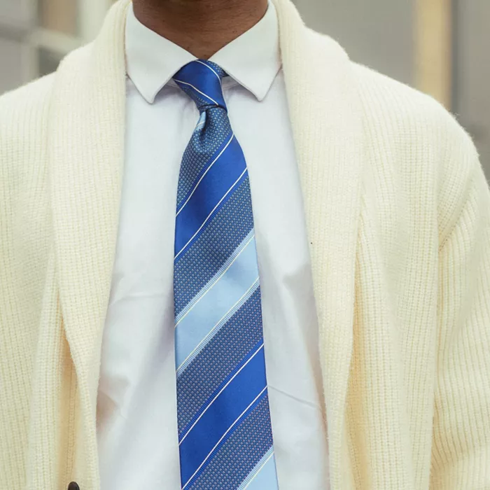 Men's Ferrari Silk Jacquard Tie - thumbnail 2