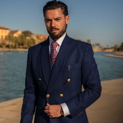 Big & Tall Palermo - Silk Jacquard Tie for Men