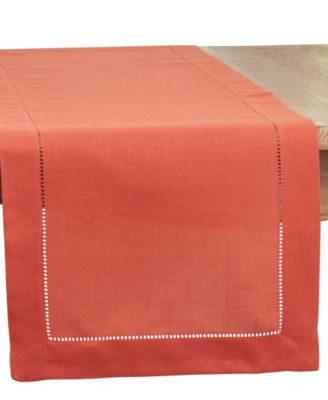 Hemstitched Border Table Runner, 16" x 54"