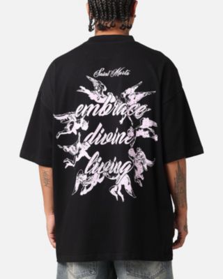Men's Divine Living T-Shirt, S, Black