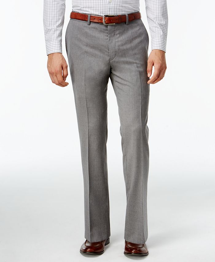 Bar III Light Grey Extra Slim-Fit Pants - Macy's