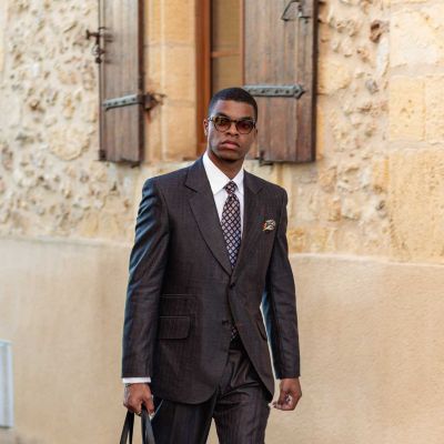 Men's Lambrusco - Silk Jacquard Tie for Men