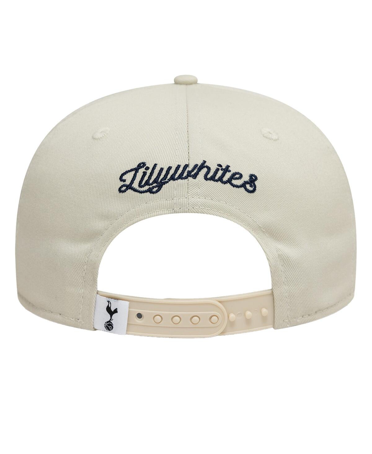 NEW ERA MEN'S TAN TOTTENHAM HOTSPUR LILYWHITE GOLFER SNAPBACK HAT 