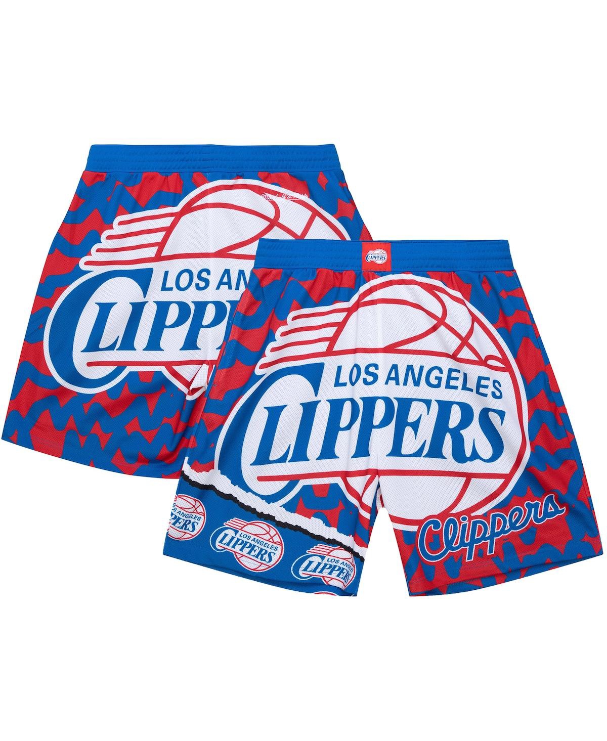 Mitchell & Ness Men's Royal La Clippers Jumbotron 2.0 Sublimated Shorts In Royal