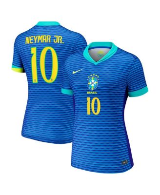 Nike - Women's Neymar Jr. Blue Brazil National Team 2024 Away Stadium Replica Player Jersey