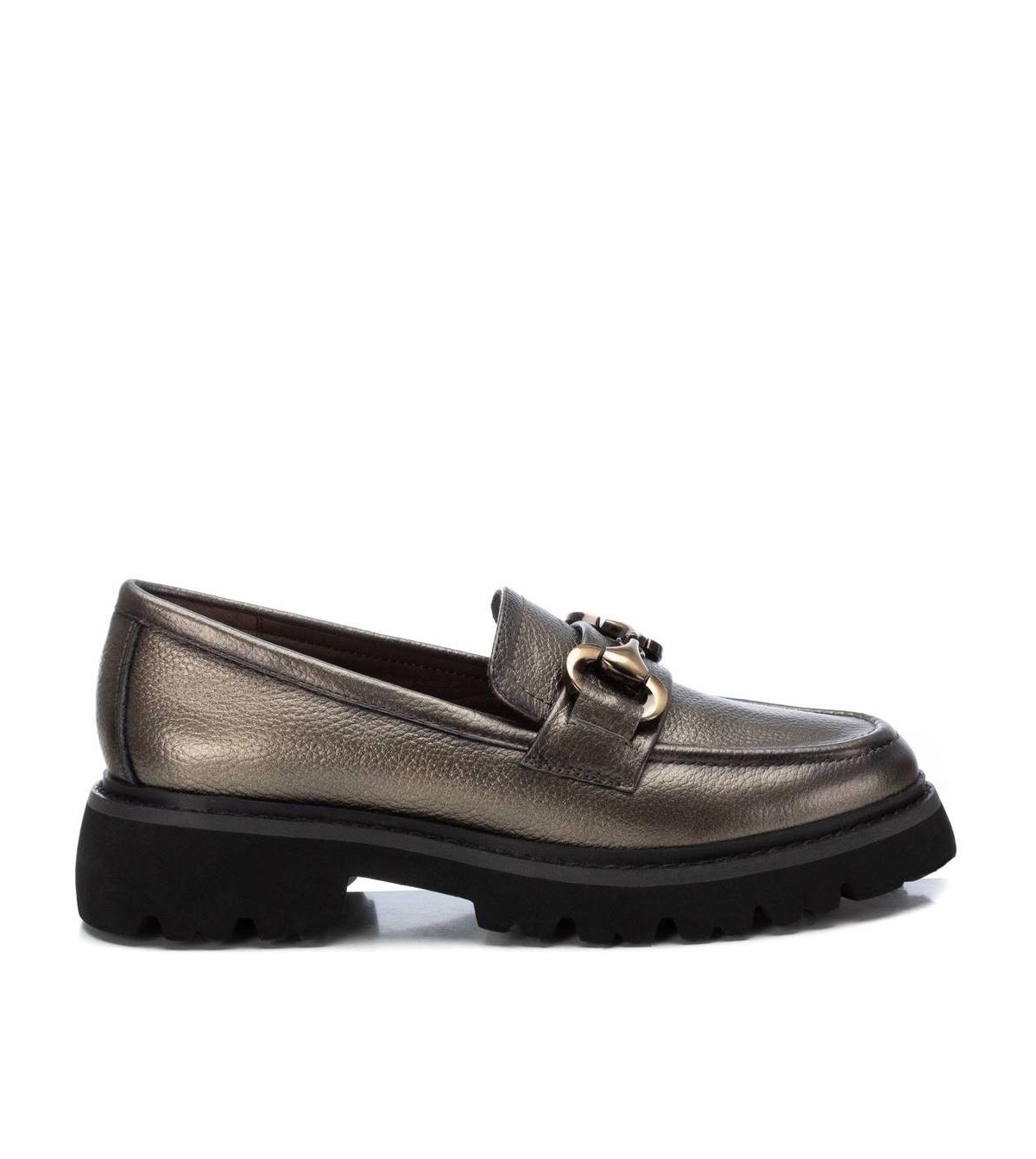 Carmela Leather Collection Women's Penny Loafers by Xti - Bronze
